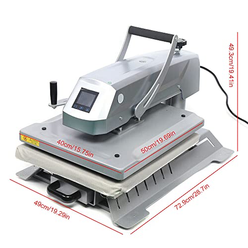Máquina de planchado térmico 3 en 1 16x20 1600W miniatura 2