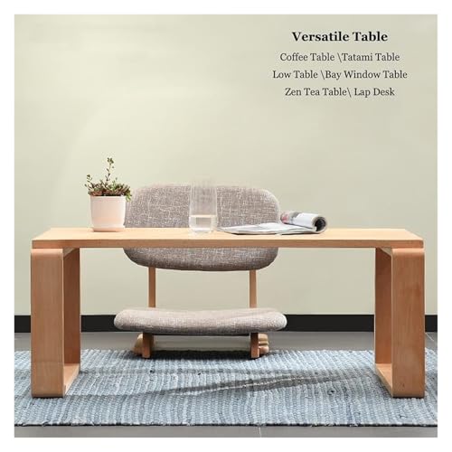 Table Basse Japonaise Pliante pour Petits Espaces - Table d'appoint Amovible - 5