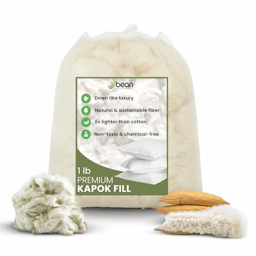 Bean Products Premium Kapok Fill | 1 lbs | 100%