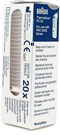 Braun Thermoscan Ear Thermometer Lens Filters (20 Pack)