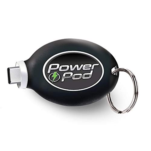 Ontel Power Pod Portable Phone Charger with USB-C Connector, Compatible with Android