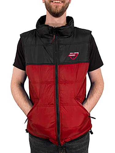 Freeze Defense Warm Mens 3in1 Winter Jacket Coat Parka & Vest Extra Large/XL Red