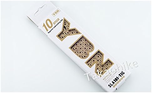 YBN YABAN 10 Speed Bike Bicycle Chain SLA-101 with Quick Link (Gold)