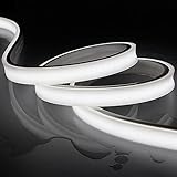 Potencia: 150W Led NEON Flex, 25*15mm, DC24V, 240Led/m, 5m, Blanco neutro