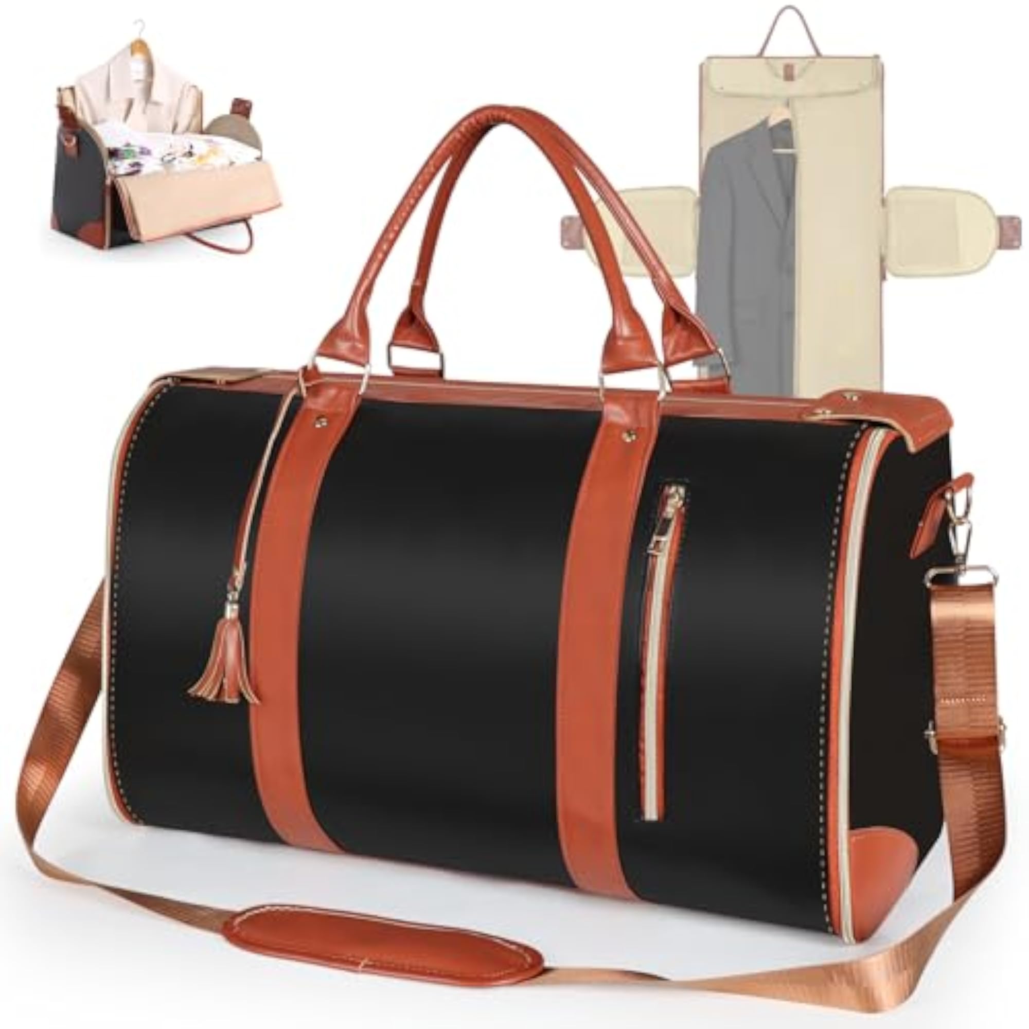 Convertible Carry-On Garment Bag with Shoe Pouch