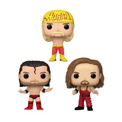 Funko Pop! Wwe: Hulk Hogan & Outsiders 3PK - Figura In Vinile Da Collezione - Idea Regalo - Merchandising Ufficiale - Giocattoli Per Bambini E Adulti - Sports Fans - Figura Per I Collezionisti - 2