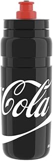 Elite Unisex – Borraccia per adulto, nero, Coca Cola, 750 ml