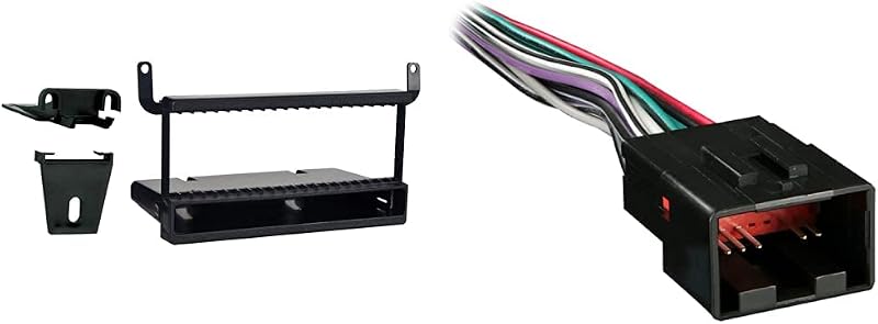Kit de painel Metra 99-5802 e chicote de rádio 70-1771 para Ford, Lincoln e Mazda – Conjunto