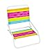 RIO Gear Beach Wave 1-Position Beach Folding Sand Chair - Summer Stripes , 8 pounds