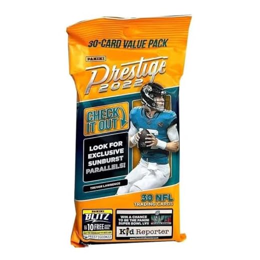 2022 Panini Prestige Football NFL Jumbo Fat Pack Lot of 2 Packs - 60 Trading Cards Total - 30 Cards per Pack