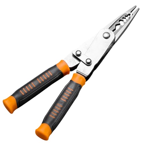 Spelafili Elettrici - Cesole 2 in 1,Cesoie Per Taglio Cavi | Per Elettricisti E Lavori Elettrici Per La Spellatura, Decappatura, Crimpatura E Rottura Di Fili E Cavi