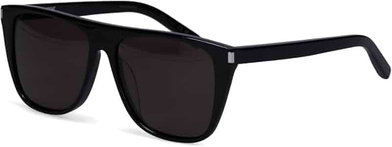 Sunglasses Saint Laurent SL 1 /F- BLACK / at Amazon Men's Clothing