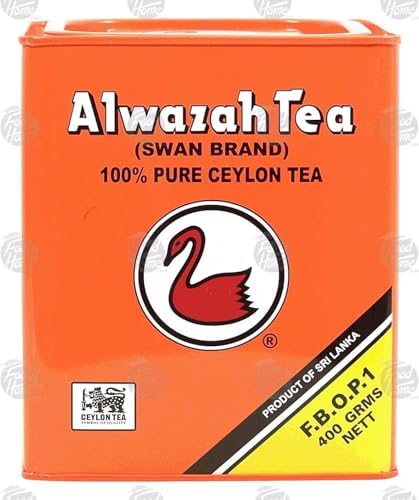 Alwazah Tea (Swan Brand) 400g in Tin (Pack of 1)