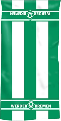 Preisvergleich Produktbild Bertels Werder Bremen 80040-02 Bremen Handtuch Blockstreifen