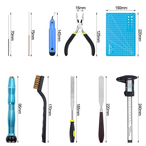 KEESIN 3D Drucker Zubehör Tool kit,35 Stück 3D Drucker Tool Kit 3D Druck Werkzeug 3D Druck Zubehö 3D Drucker Zubehör Set mit Debur Tool, Reinigungs und Entfernungswerkzeug – Bild 3