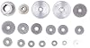 Engranajes de metal, set de mini engranajes, kit de engranajes para torno de metal en múltiples tamaños, engranajes de repuesto para torno para máquinas de corte CJ0618 y fresadoras 2