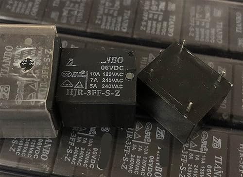 Relais HJR-3FF-S-Z 06VDC T73-1C à 5 broches pour circuits électroniques