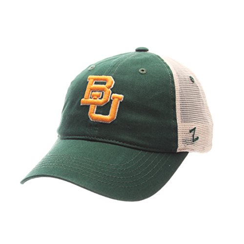 NCAA Zephyr Baylor Bears Mens University Relaxed Hat, Adjustable, Team Color/Stone