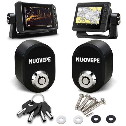 Verrou de sécurité pour support de cardan de sondeur et GPS marin compatible Garmin