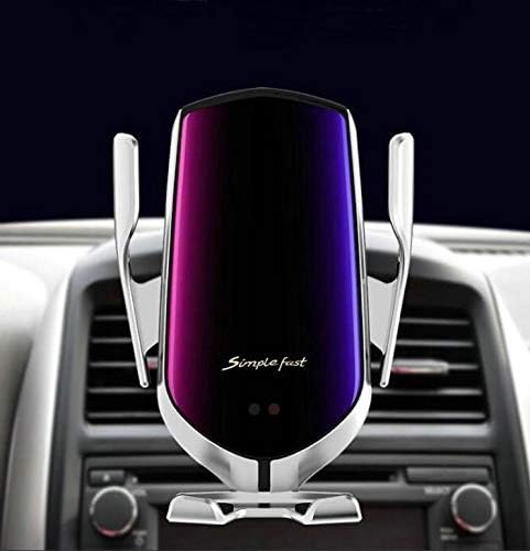 Wireless Car Charger Infrared Smart Sensor - DENT Simple Fast (Silver, Air Vent)