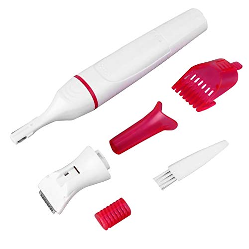 Aparador De Pelos Elétrico, Branco, 10cm x 21cm