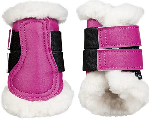 HKM Comfort Gamaschen & Hufglocken B3101 Cranberry Shetty