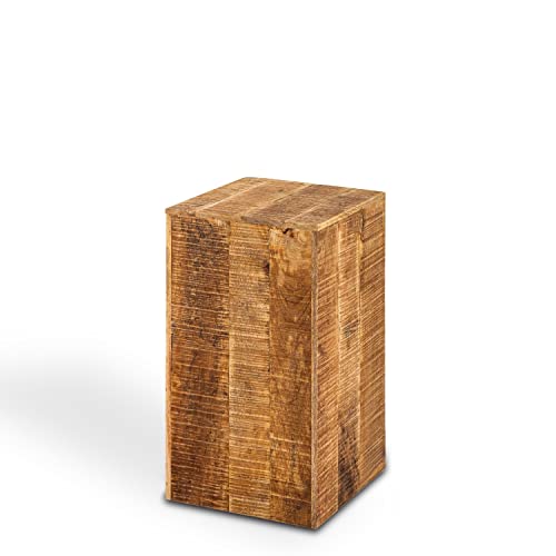 casamia Blumensäule 27x27 H50 o. 73cm Blumen Hocker Holz Pflanzenständer...