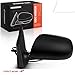 A-Premium Driver Side Power Door Mirror - Compatible with Toyota Corolla 2009 2010 2011 2012 2013 - Non-Heated, Manual Folding Black Outside Rear View Mirror - Replace# 87940-12C60