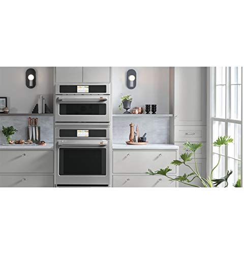 Cafe Csb913P2Ns1 30 In. 1.7 Cu. Ft. Smart Electric Wall Oven And Microwave Combo With 120 Volt Advantium Technology In Stainless Steel #TOP6