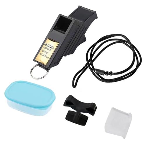 Whistle, Plastic Whistle for Coaches, Emergency for Adults Lifeguard with Lanyard Loud Crisp Sound Dog Referee