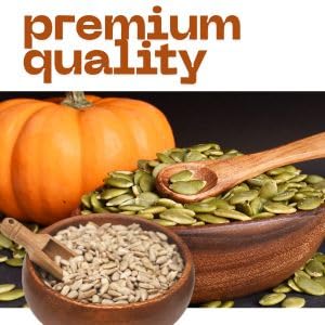 Image of BOKF Pumpkin Seeds + Sunflower Seeds Combo Pack | 100% Natural & Raw Superfoods | Rich in Protein, Fiber & Healthy Fats | Healthy Snacking & Weight Management Seeds (300g)