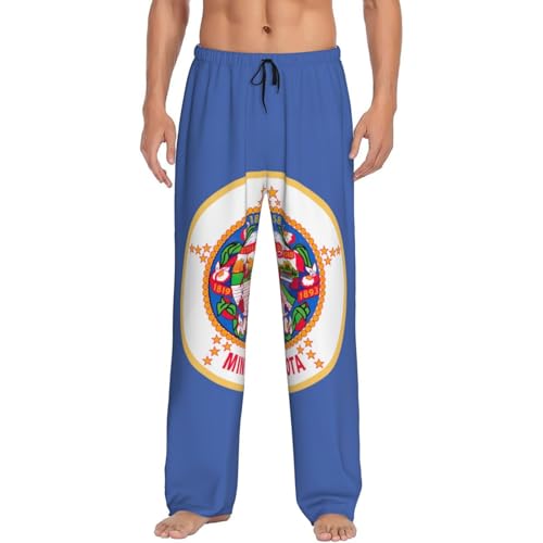 Pantalon de pyjama homme à motif Minnesota pour des soirées cocooning et week-ends