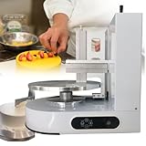 Automatische Sahneverteilmaschine für professionelle Tortenherstellung, geeignet für Torten mit 10-30 cm Durchmesser, elektrische Sahneverteilmaschine für Geburtstagstorten, Glättmaschine für Torten