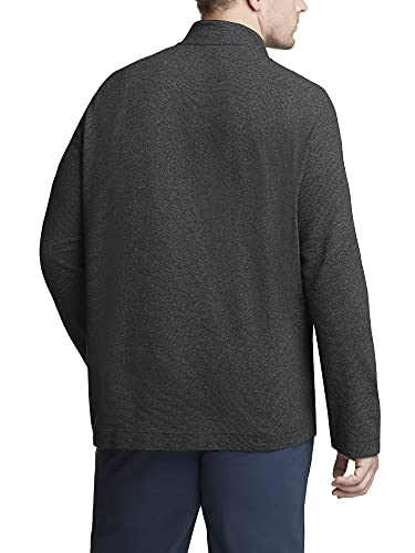 Van Heusen Men's Size Big and Tall Flex Long Sleeve Ottoman Quarter Zip3