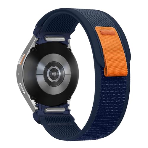 [�����ȓX] �g���C�����[�v�o���h �ɓK��Samsung Galaxy Watch 7 6 5 4 44mm 40mm/FE/5 Pro 45mm �i�C�����R���A�u���X���b�g Watch6 Classic 47mm 43mm �X�g���b�v(Midnight 