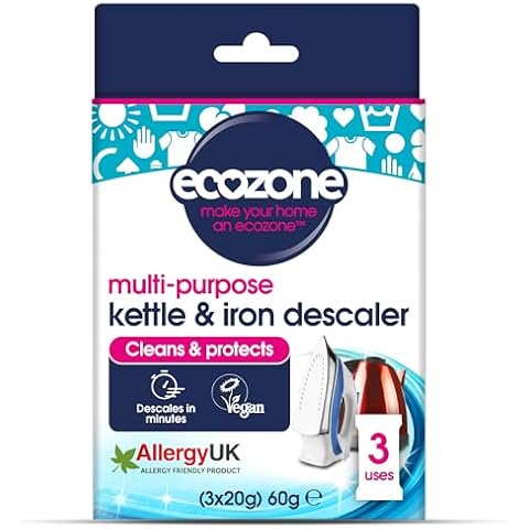 Ecozone Kettle and Iron Descaler Sachets Cover