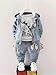 WIAINIBIBI Spring Autumn Baby Boys' Set Fashion Hooded Jacket+Hoodie+Pants 3-Piece Set Children's Clothing (blue, 9-12M)