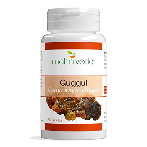 GUGGUL - Extrait de Guggul titré en guggulstérones - Cholestérol et Fonction Cardiaque - Complément Alimentaire Vegan - Dosage renforcé à 450 mg - 60 gélules Cover