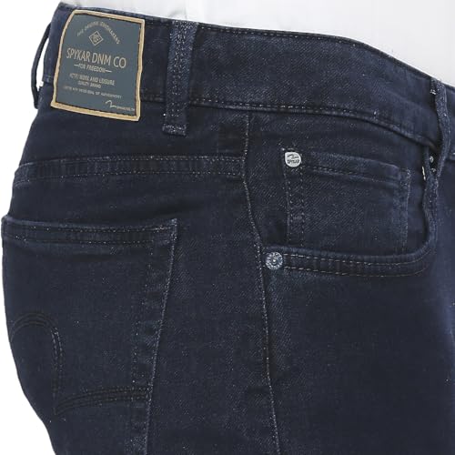 Image of Spykar Men's Rover Regular Fit Mid Rise Casual Jeans