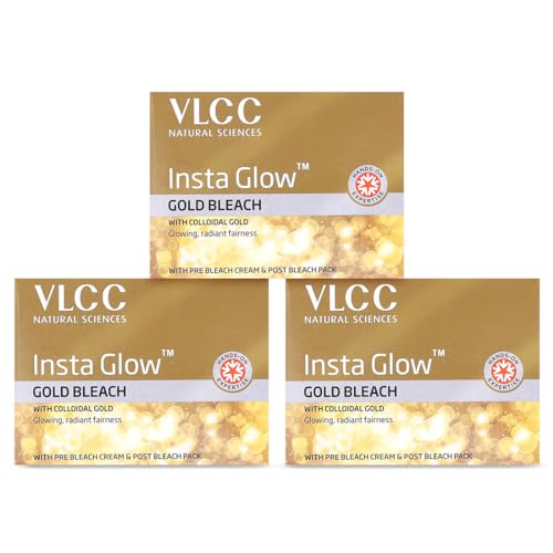 VLCC Natural Sciences Insta Glow Gold Bleach (30g) (pack of 3)