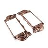 Guyker Flat Metal Humbucker Pickup Mounting Ring Set - Bridge Neck Pickups Cover Frame Replacement Part for Electric Guitar or Precision Bass(2PCS, Antique Bronze)