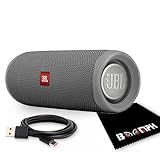 JBL Flip 5: Portable Wireless Bluetooth Speaker, IPX7 Waterproof - Gray