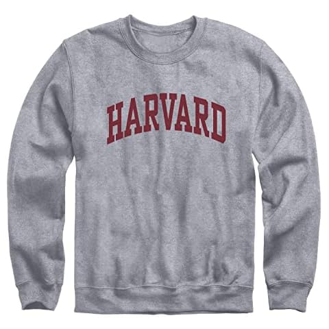 Ivysport Harvard University Crewneck Sweatshirt, Essential, Grey, Medium Cover