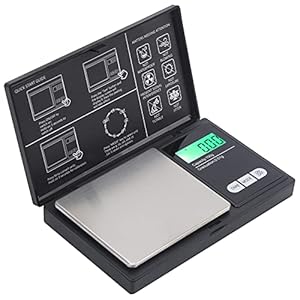 Mini digitale weegschaal, weegschaal met deksel, gouden sieradenweegschaal, voor keuken(100g/0,01g)