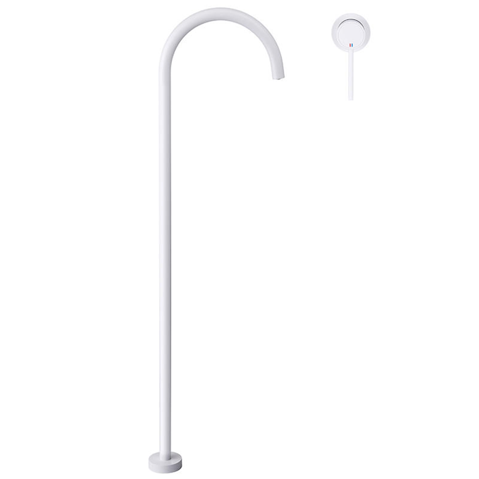 Robinets muraux en laiton chrome pour douche et baignoire moderne