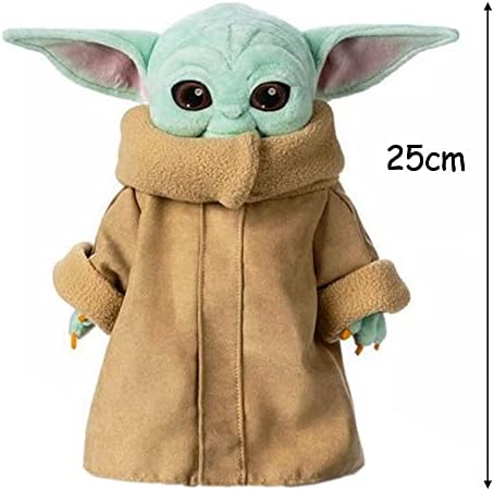BESTZY Star Wars the Child Plush Toy, Plush Toy Star Wars Toys for Children 25 cm Soft Plush Toy Cute Plush Toy Home Decoration for Boys and Girls Christmas Birthday Gift