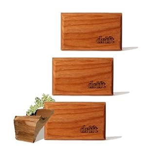 Drift – Ambientador de madera, eliminador de olores para el automóvil, paquete de 3, aroma de teca