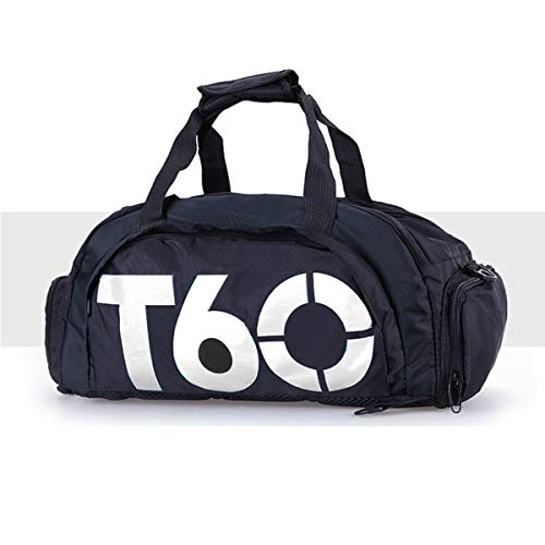 Bolsa T60 Mala Academia Fitness Transversal Casual Top Venda Cor:Azul
