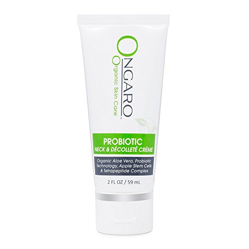 Ongaro Beauty Neck & Décolleté Cream; Organic Firming Neck Cream for Tightening & Lifting Sagging Skin with Apple Stem Cells, Peptides & Aloe Vera