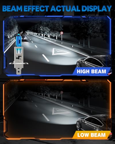 Image of Compatible with HONDA CR-V CRV 2005-2006 Halogen Headlight Bulb Combo - 185% Brighter 5000K White High /Low Beam, Plug and Play, 4-Pack